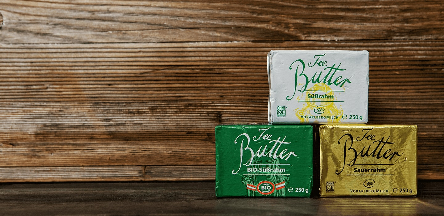 Übersicht Butter 2, Vorarlberg Milch Übersicht Butter 2, Vorarlberg Milch
