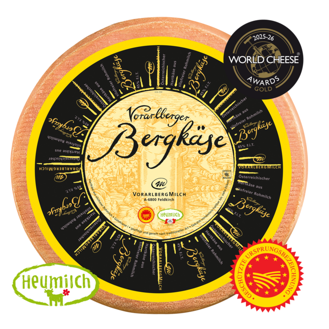 Bergkäse WCA 2025, Vorarlberg Milch