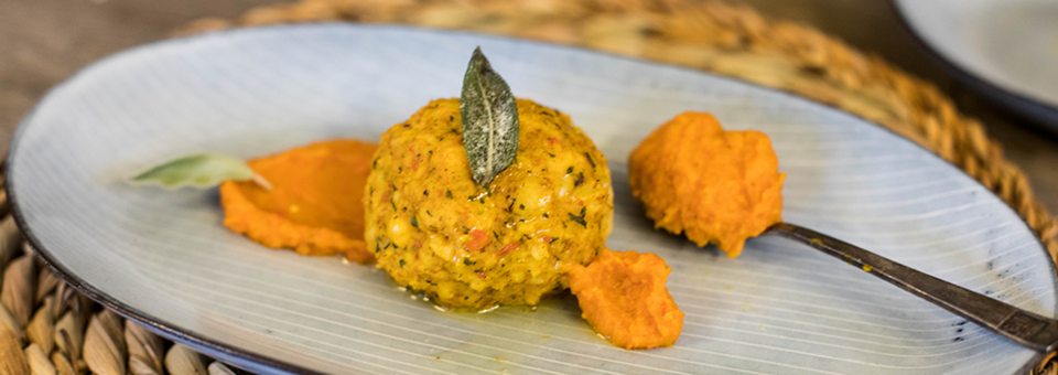 Kürbis Käse Knödel - Vorarlberg Milch eGen